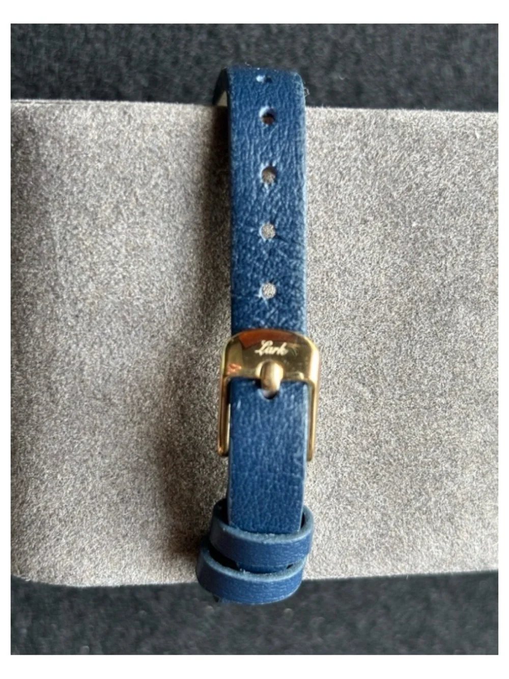 NWOT** Anthropologie LARK London Huxley Leather Watch **Needs Battery